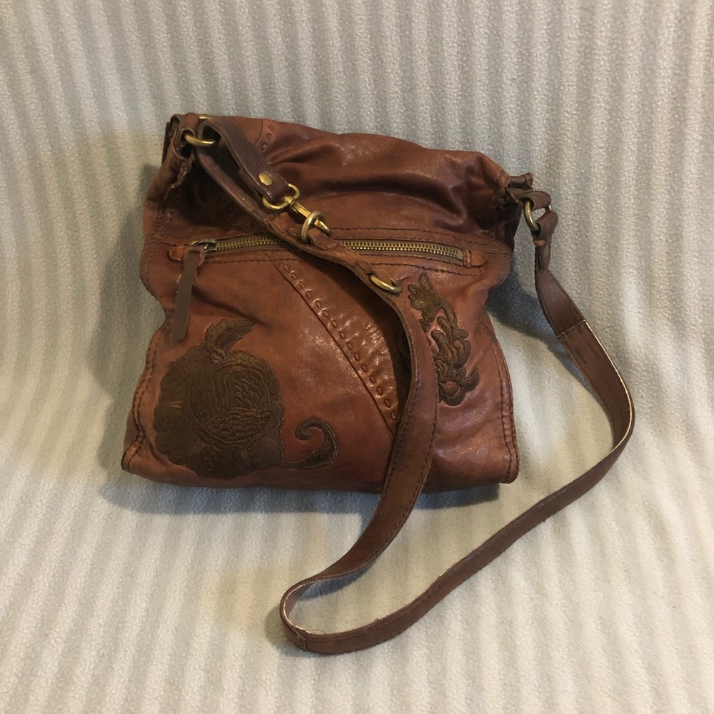 Lucky Brand lambskin Italian leather bag